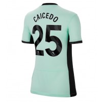 Koszulka piłkarska Chelsea Moises Caicedo #25 Strój Trzeci dla kobiety 2023-24 tanio Krótki Rękaw